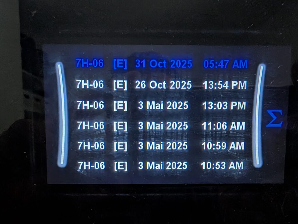 Diagnostic PAC Daikin à Ancenis pour un code erreur 7H-06 (capteur de débit).