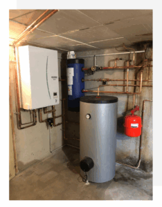 Entretien et diagnostic sur une PAC Mitsubishi à Liré, près d'Ancenis.